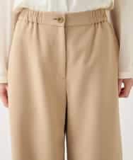 RBLAA32260 HIROKO BIS(ヒロコ ビス) ダブルクロスワイドパンツ /洗える ベージュ