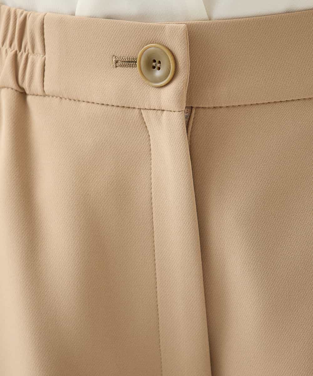 RBLAA32260 HIROKO BIS(ヒロコ ビス) ダブルクロスワイドパンツ /洗える ベージュ