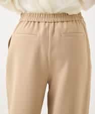 RBLAA32260 HIROKO BIS(ヒロコ ビス) ダブルクロスワイドパンツ /洗える ベージュ