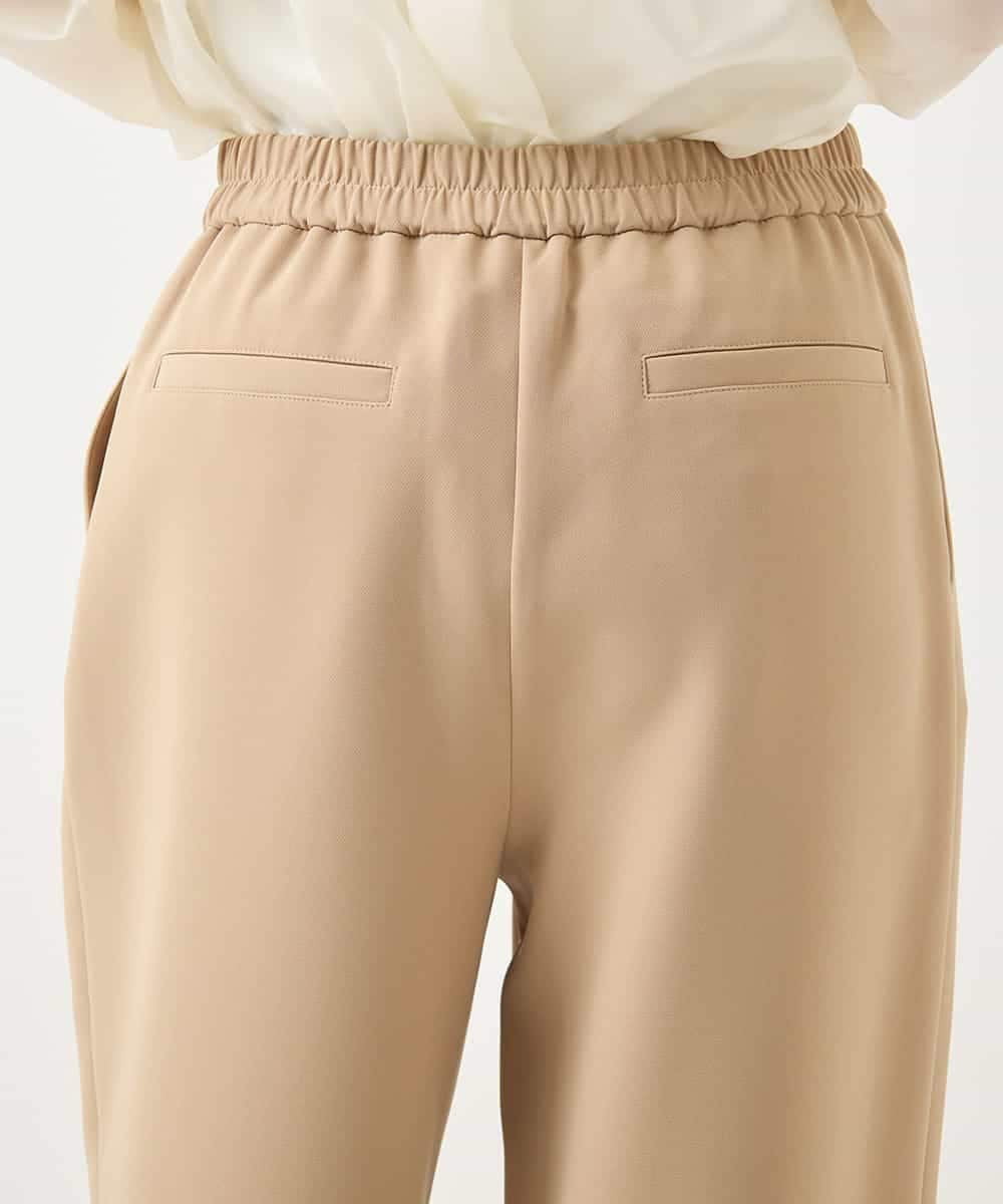 RBLAA32260 HIROKO BIS(ヒロコ ビス) ダブルクロスワイドパンツ /洗える ベージュ