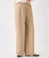 RBLAA32260 HIROKO BIS(ヒロコ ビス) ダブルクロスワイドパンツ /洗える ベージュ