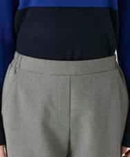 RBLAE20230 HIROKO BIS(ヒロコ ビス) 両面起毛デザインプルオンパンツ グレー