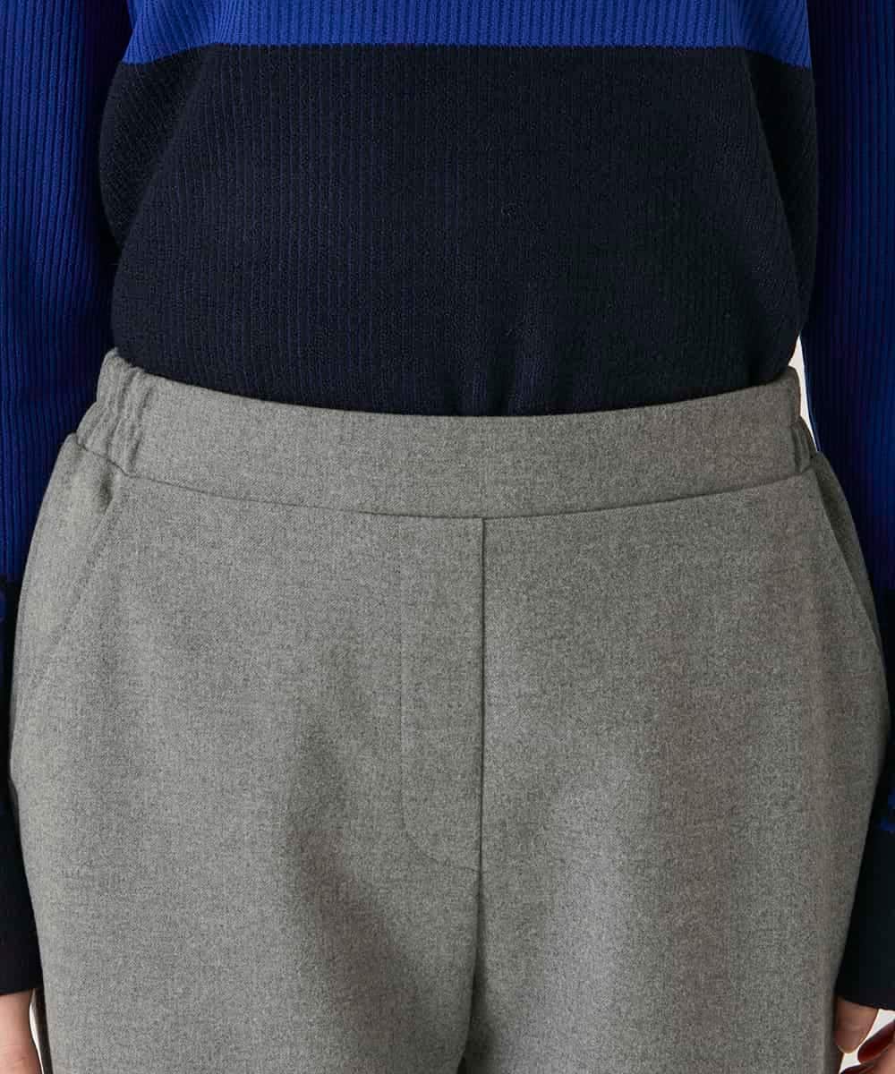 RBLAE20230 HIROKO BIS(ヒロコ ビス) 両面起毛デザインプルオンパンツ グレー