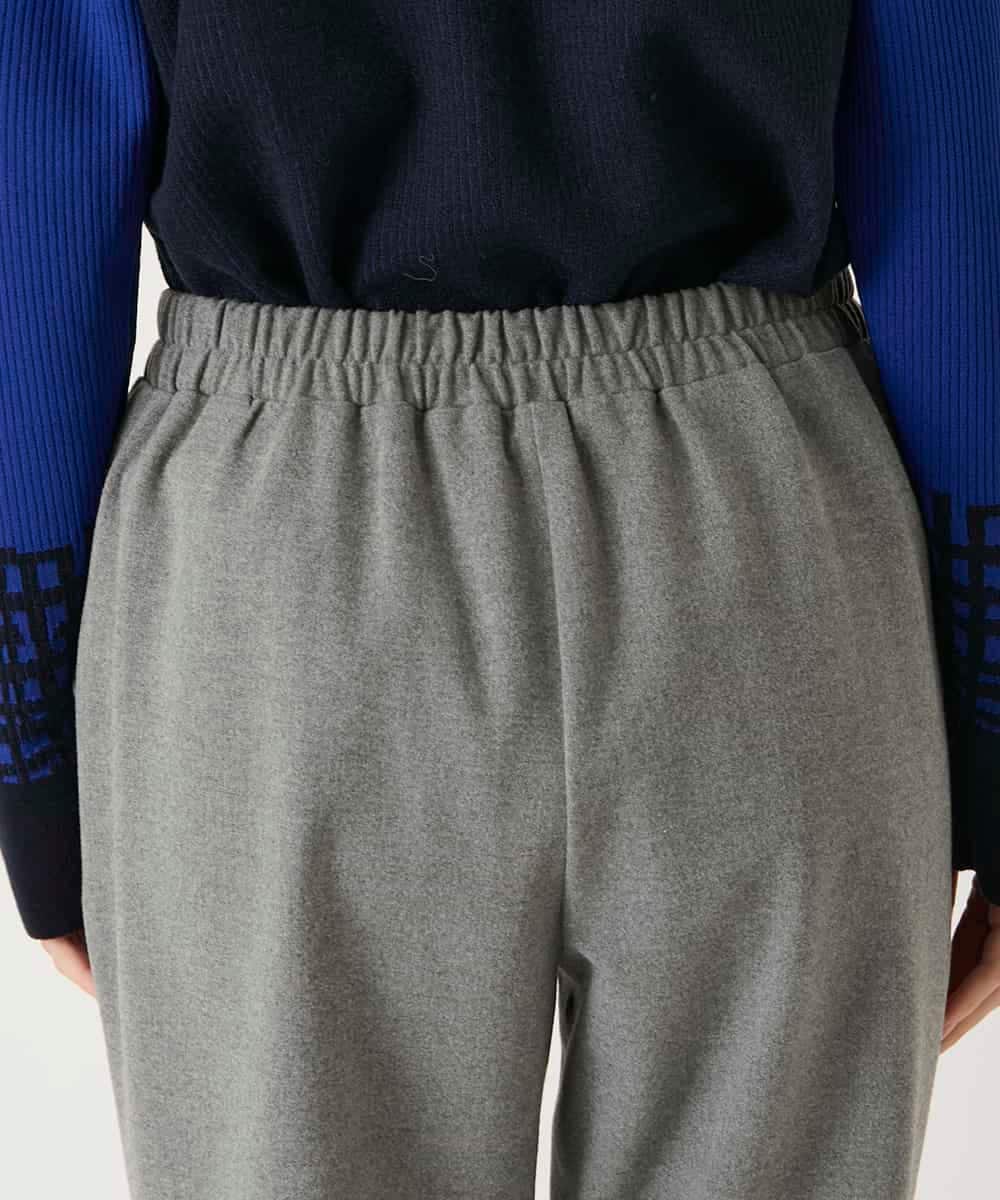 RBLAE20230 HIROKO BIS(ヒロコ ビス) 両面起毛デザインプルオンパンツ グレー