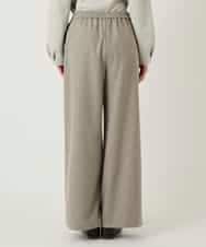 RBLAE21230 HIROKO BIS(ヒロコ ビス) ネップツイードワイドプルオンパンツ ベージュ
