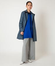 RBLAF30230 HIROKO BIS(ヒロコ ビス) 【アルガンオイル加工】ストレッチワイドパンツ ベージュ