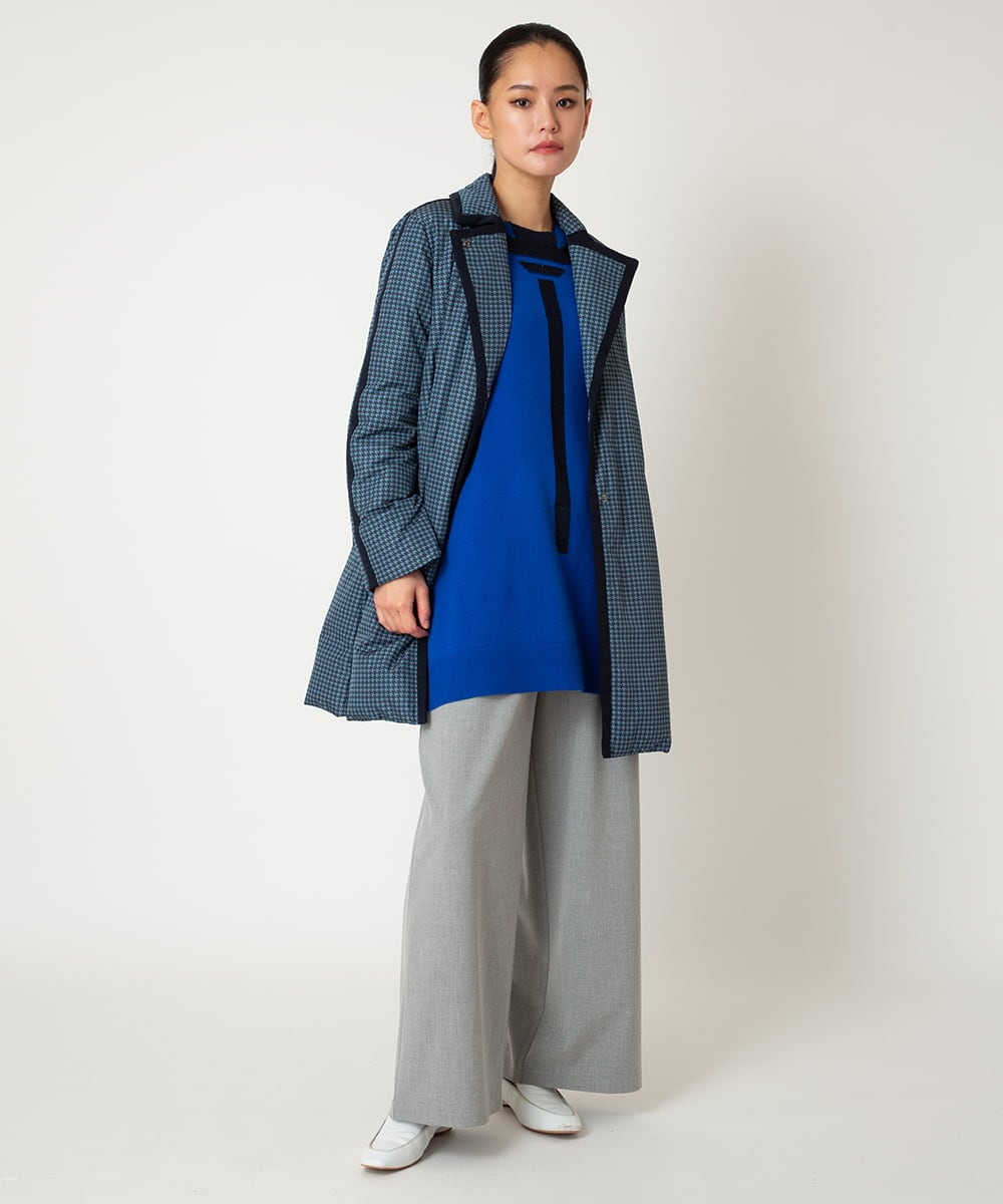 RBLAF30230 HIROKO BIS(ヒロコ ビス) 【アルガンオイル加工】ストレッチワイドパンツ ベージュ