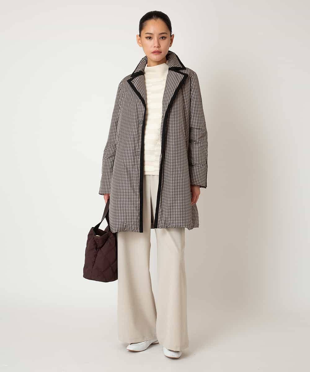 RBLAF30230 HIROKO BIS(ヒロコ ビス) 【アルガンオイル加工】ストレッチワイドパンツ ベージュ