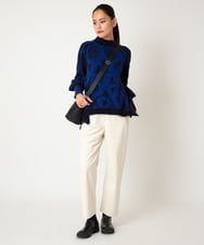 RBLAF31230 HIROKO BIS(ヒロコ ビス) ストレッチコーデュロイパンツ ネイビー