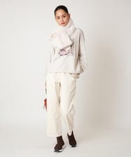 RBLAF31230 HIROKO BIS(ヒロコ ビス) ストレッチコーデュロイパンツ ネイビー