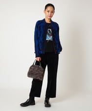 RBLAF31230 HIROKO BIS(ヒロコ ビス) ストレッチコーデュロイパンツ ネイビー