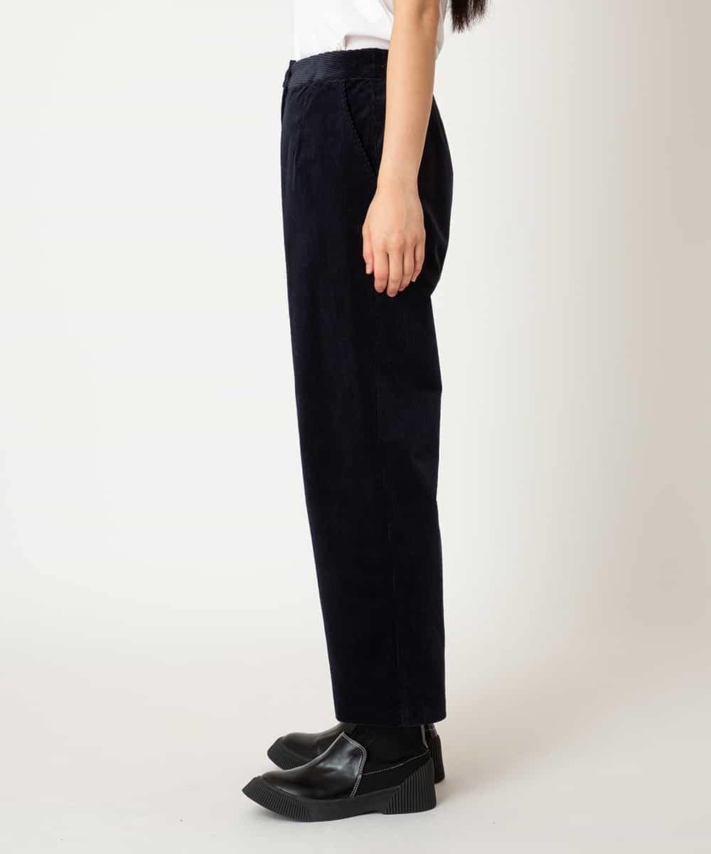 RBLAF31230 HIROKO BIS(ヒロコ ビス) ストレッチコーデュロイパンツ ネイビー