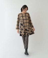 RBLAT10250 HIROKO BIS(ヒロコ ビス) 【洗える】レザー調スリットデザインパンツ ベージュ