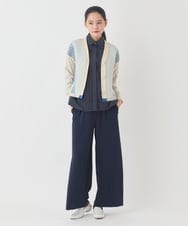 RBLDD04290 HIROKO BIS(ヒロコ ビス) ナチュラルストレッチスラックス /洗濯機で洗える ベージュ