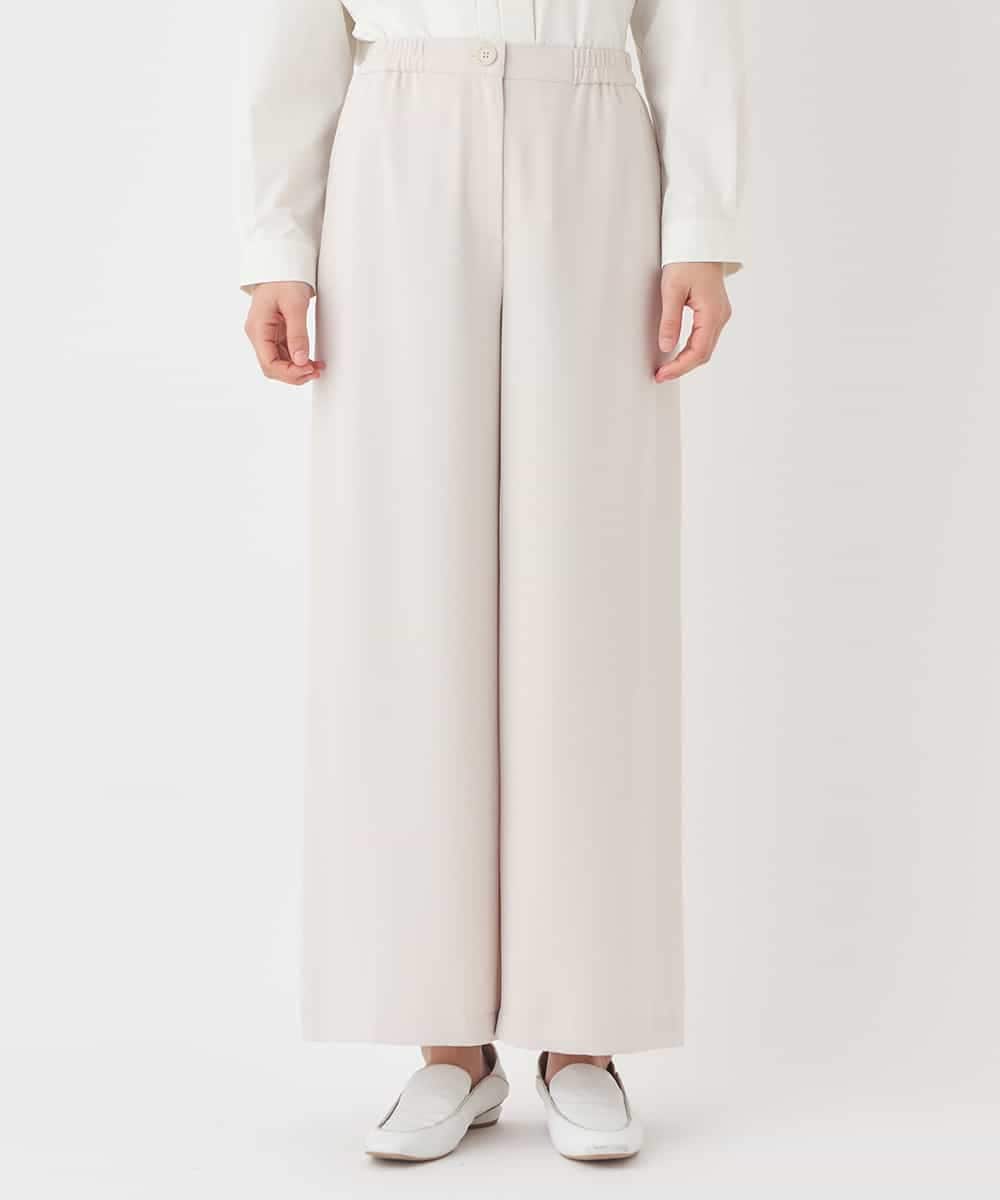 RBLDD04290 HIROKO BIS(ヒロコ ビス) ナチュラルストレッチスラックス /洗濯機で洗える ベージュ