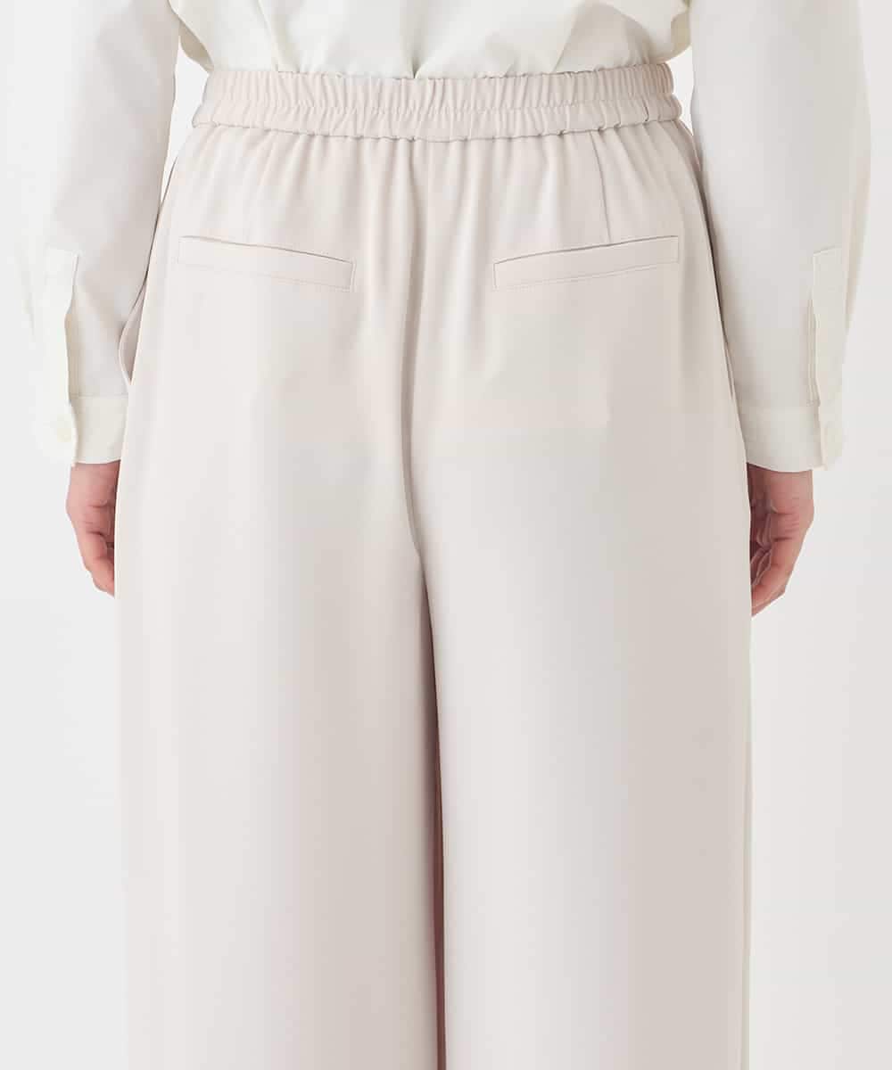 RBLDD04290 HIROKO BIS(ヒロコ ビス) ナチュラルストレッチスラックス /洗濯機で洗える ベージュ