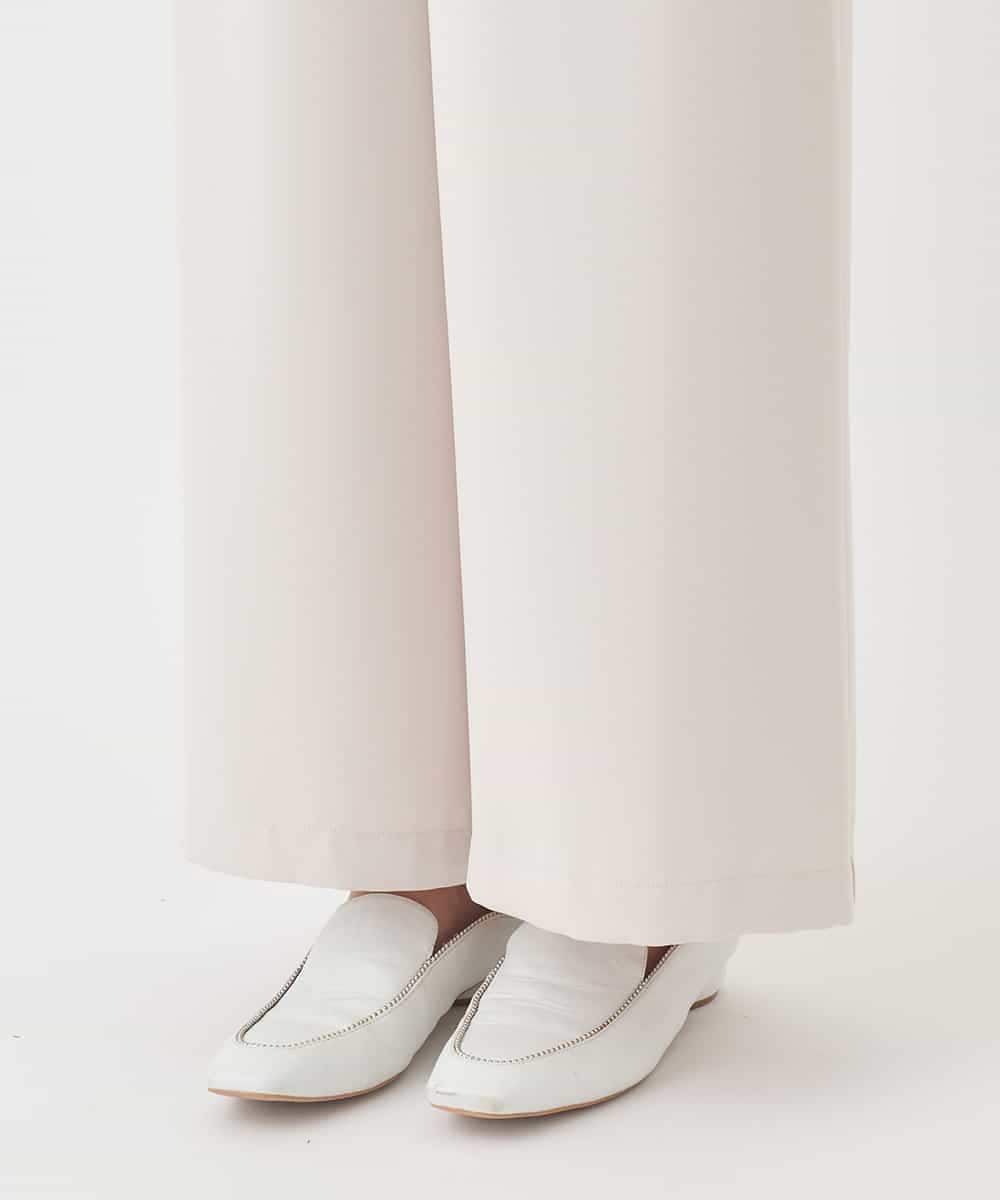 RBLDD04290 HIROKO BIS(ヒロコ ビス) ナチュラルストレッチスラックス /洗濯機で洗える ベージュ