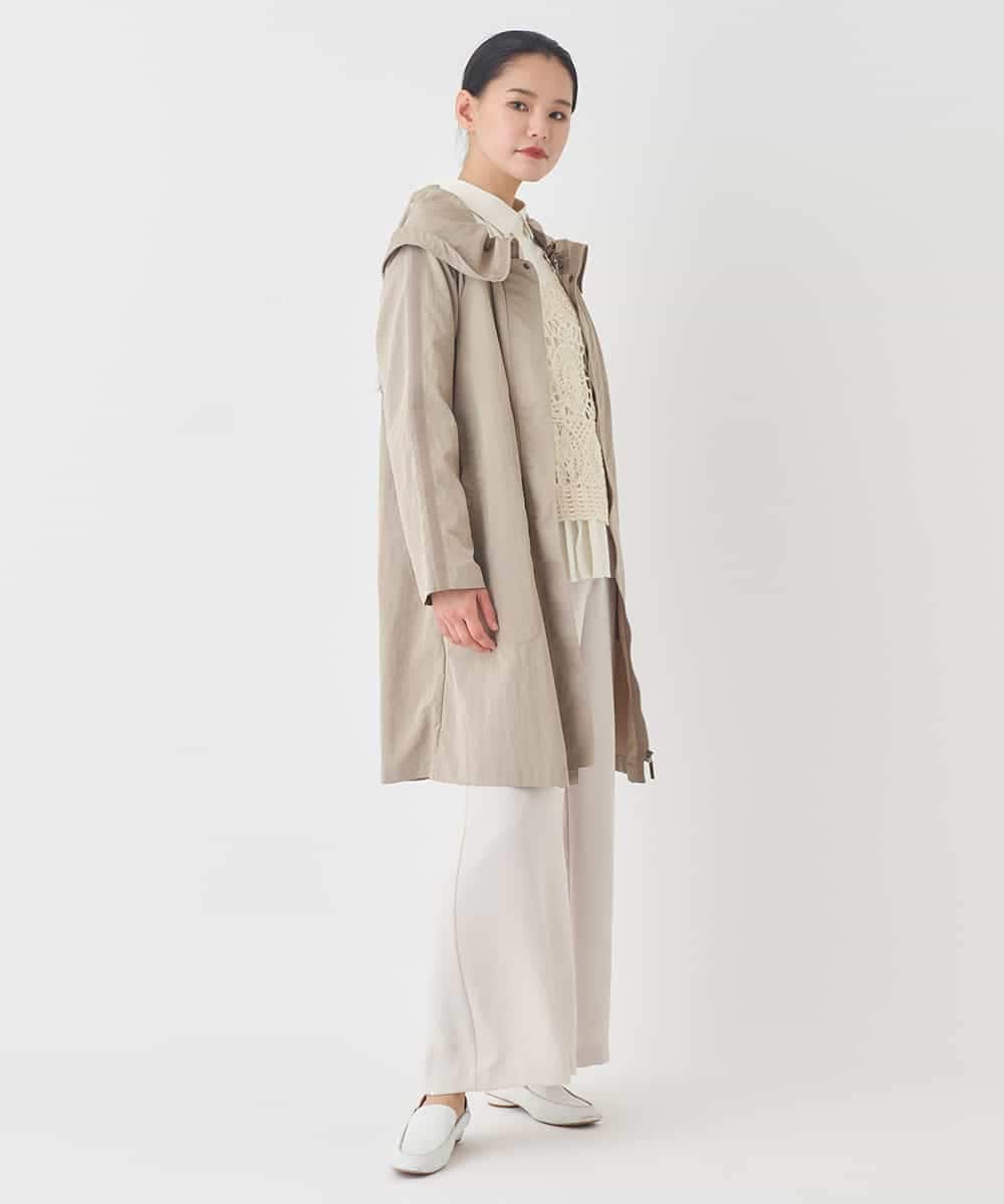 RBLDD04290 HIROKO BIS(ヒロコ ビス) ナチュラルストレッチスラックス /洗濯機で洗える ベージュ