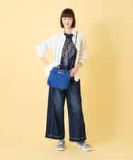 RBLED12250 HIROKO BIS(ヒロコ ビス) ステッチポイントストレッチデニムパンツ /洗濯機で洗える ネイビー