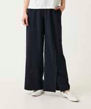 RBLFD12240 HIROKO BIS(ヒロコ ビス) センタータックスリットデザインパンツ ネイビー