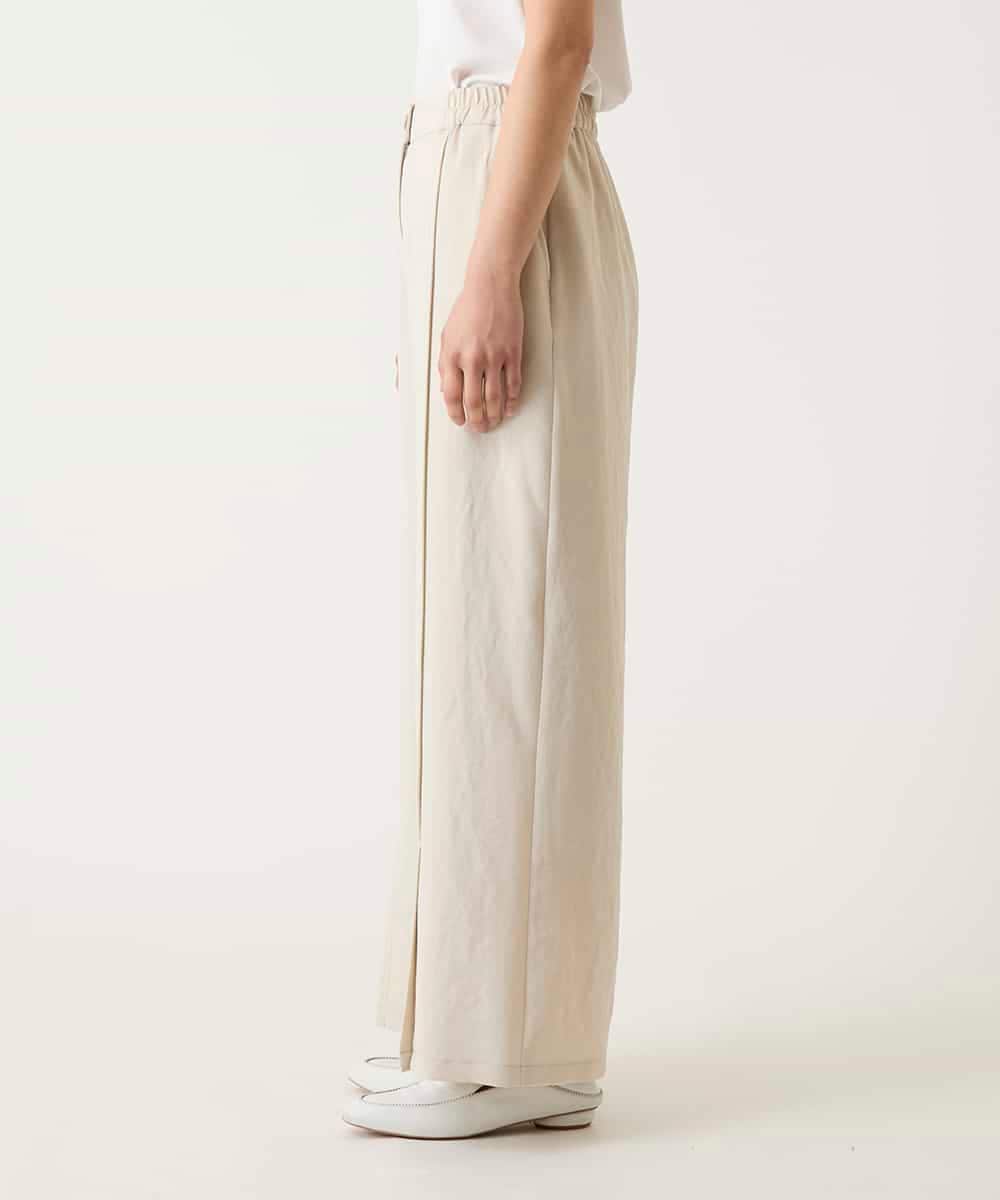 RBLFD12240 HIROKO BIS(ヒロコ ビス) センタータックスリットデザインパンツ ベージュ
