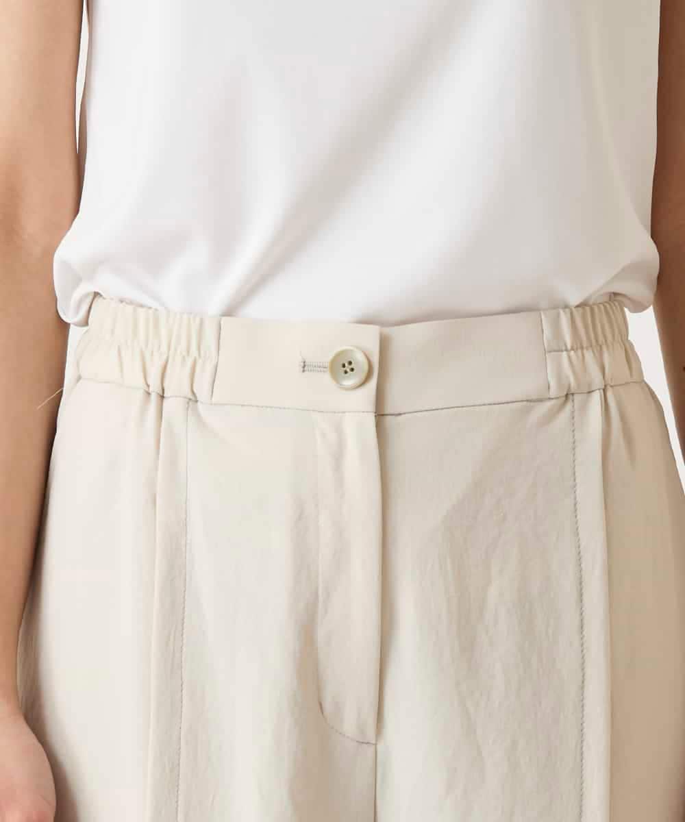 RBLFD12240 HIROKO BIS(ヒロコ ビス) センタータックスリットデザインパンツ ベージュ