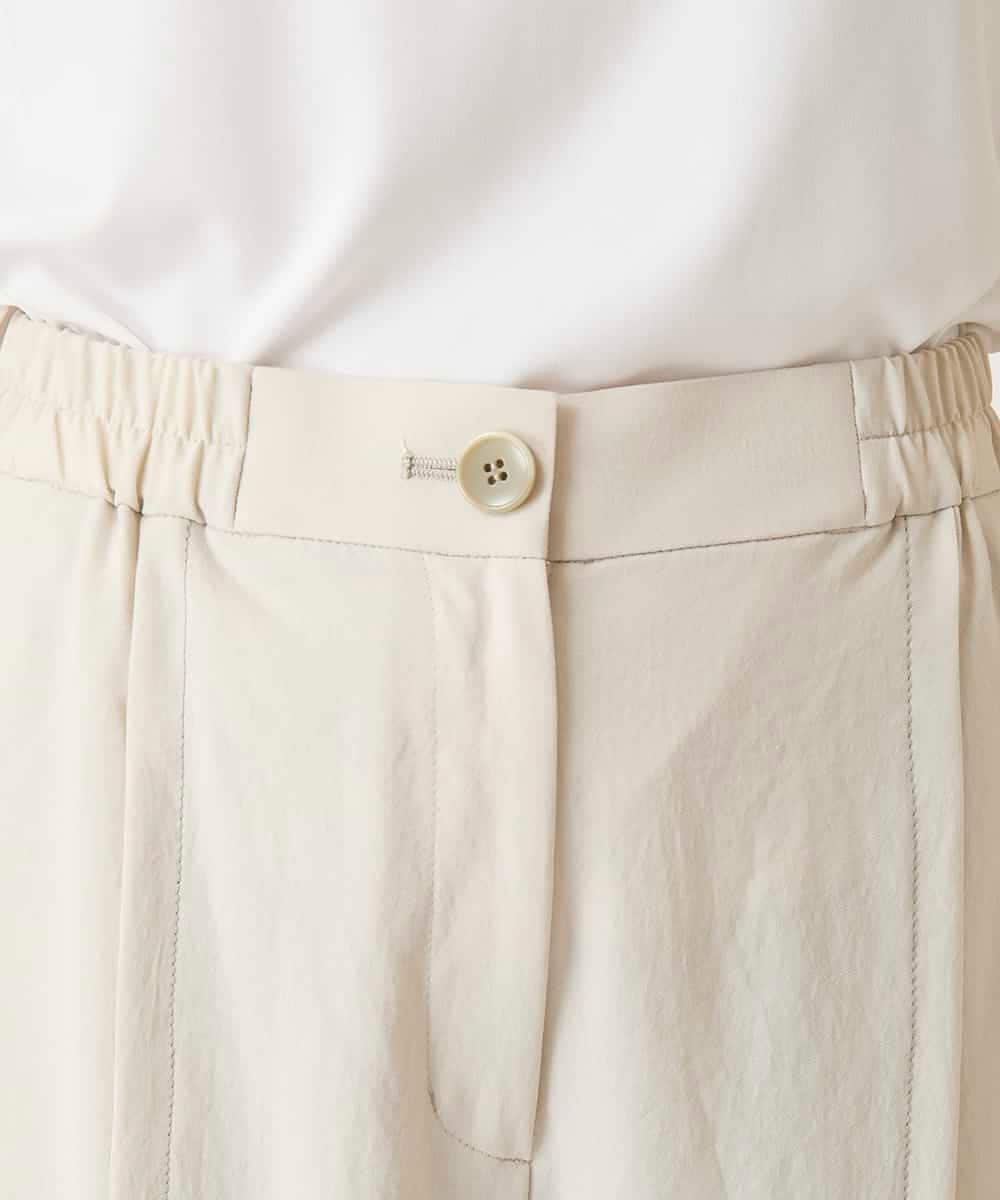 RBLFD12240 HIROKO BIS(ヒロコ ビス) センタータックスリットデザインパンツ ベージュ