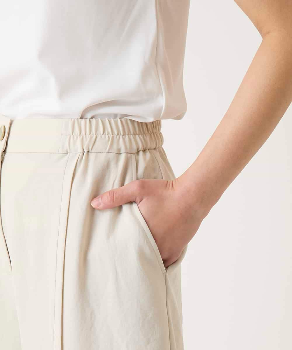 RBLFD12240 HIROKO BIS(ヒロコ ビス) センタータックスリットデザインパンツ ベージュ