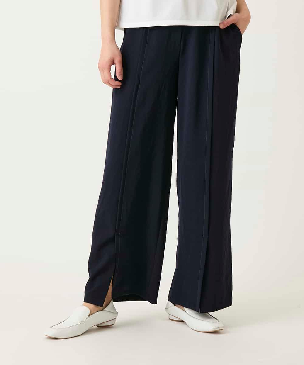 RBLFD12240 HIROKO BIS(ヒロコ ビス) センタータックスリットデザインパンツ ベージュ