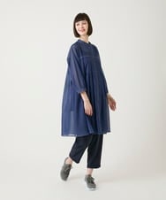 RBLGE40230 HIROKO BIS(ヒロコ ビス) ウエストギャザーストレッチパンツ ネイビー