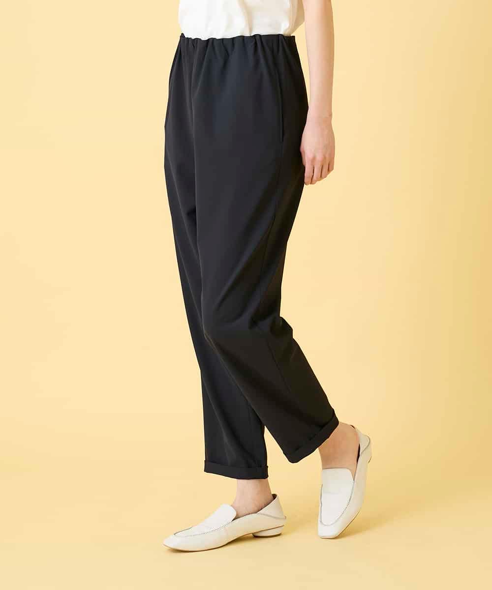 RBLGE40230 HIROKO BIS(ヒロコ ビス) 【先行予約】ウエストギャザーストレッチパンツ ネイビー