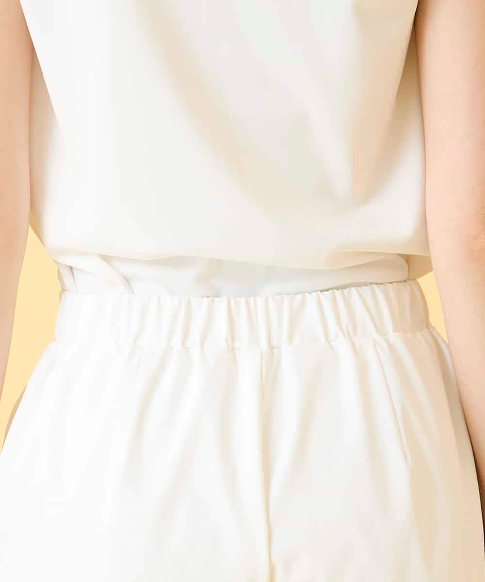 RBLGE55190 HIROKO BIS(ヒロコ ビス) 【先行予約】エアリーフィット2WAYストレッチパンツ ホワイト