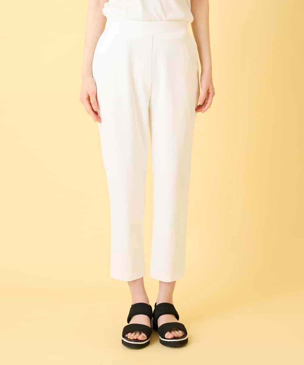 RBLGE55190 HIROKO BIS(ヒロコ ビス) 【先行予約】エアリーフィット2WAYストレッチパンツ ホワイト