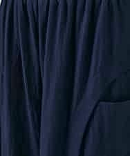 RBLGE58290 HIROKO BIS(ヒロコ ビス) 異素材ジョイントデザインワイドパンツ ネイビー