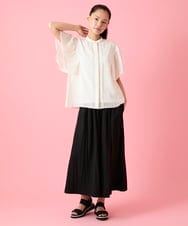 RBLHE03230 HIROKO BIS(ヒロコ ビス) ヴィンテージツイルワイドパンツ /洗える ベージュ