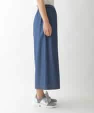 RBLJB04230 HIROKO BIS(ヒロコ ビス) ステッチポイントワイドプルオンパンツ ネイビー