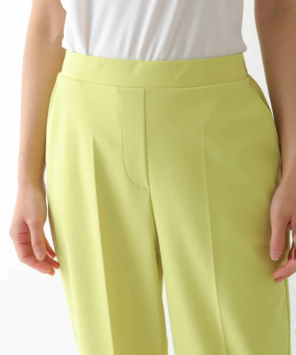 RBLJB50170 HIROKO BIS(ヒロコ ビス) 美シルエットプルオンパンツ イエロー