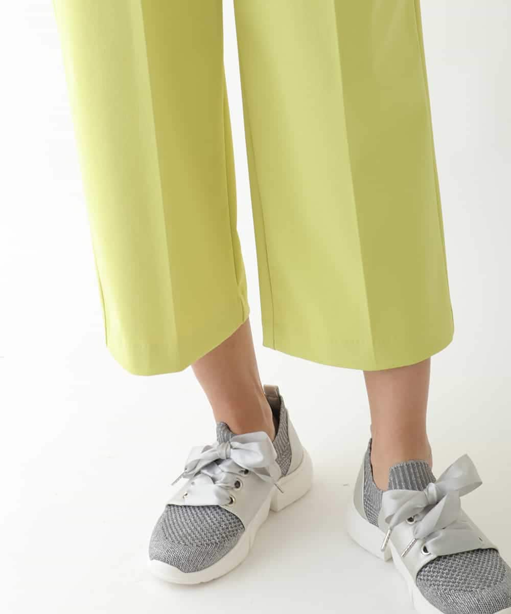 RBLJB50170 HIROKO BIS(ヒロコ ビス) 美シルエットプルオンパンツ イエロー