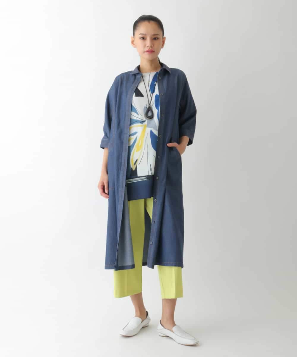 RBLJB50170 HIROKO BIS(ヒロコ ビス) 美シルエットプルオンパンツ イエロー