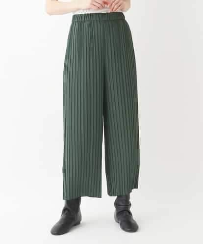 RBLJW03290 HIROKO BIS バックサテンジョーゼットプリーツパンツ /洗える