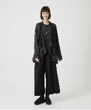 RBLLE01180 HIROKO BIS(ヒロコ ビス) タフタジョイント切り替えデザインパンツ /洗濯機で洗える ブラウン