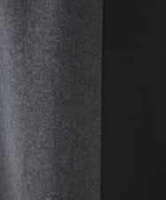 RBPAD27330 HIROKO BIS(ヒロコ ビス) 異素材Vネックジャンパースカート /洗える グレー