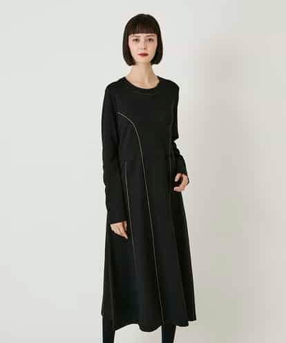 RBPAE42490  ラインアクセント切り替えデザインポンチワンピース