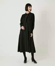 RBPAE42490 HIROKO BIS(ヒロコ ビス) ラインアクセント切り替えデザインポンチワンピース ブラック