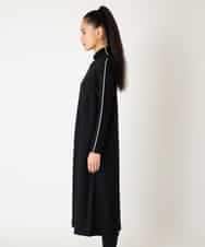 RBPAF02390 HIROKO BIS(ヒロコ ビス) スムースウールAラインジャンパースカート ブラック