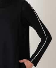 RBPAF02390 HIROKO BIS(ヒロコ ビス) スムースウールAラインジャンパースカート ブラック