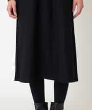 RBPAF02390 HIROKO BIS(ヒロコ ビス) スムースウールAラインジャンパースカート ブラック