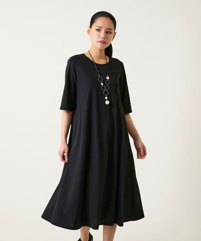 RBPFD37360 HIROKO BIS 切り替えフレアジャージーワンピース