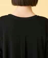 RBPGE02390 HIROKO BIS(ヒロコ ビス) 【先行予約】ケープスリーブデザインワンピース ブラック