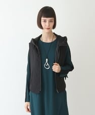 RBPLT52360 HIROKO BIS(ヒロコ ビス) 【洗える】ラップスリットジャージワンピース ベージュ